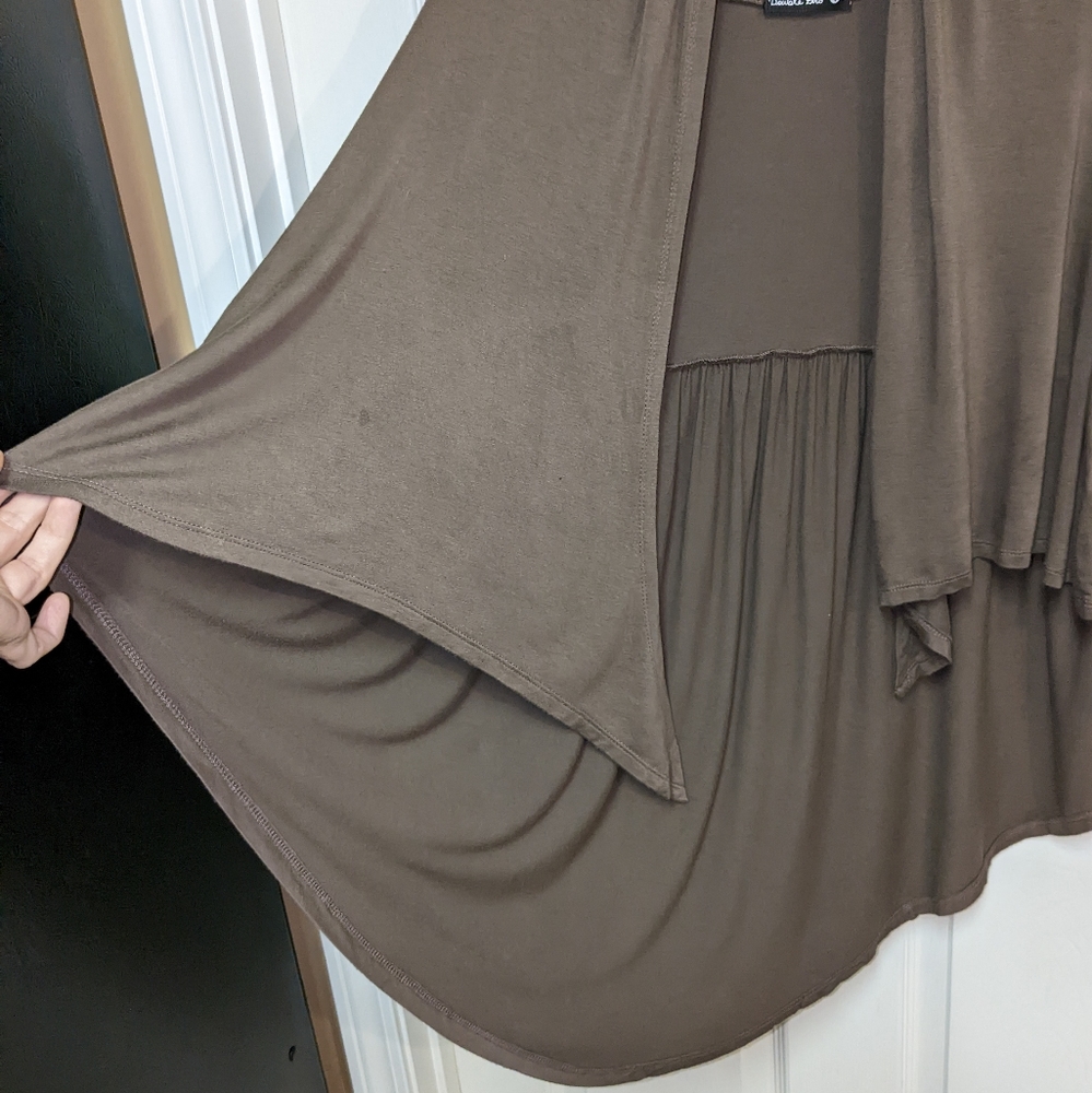 Double Zero Womens Size Small Open Front Drape Ca… - image 3